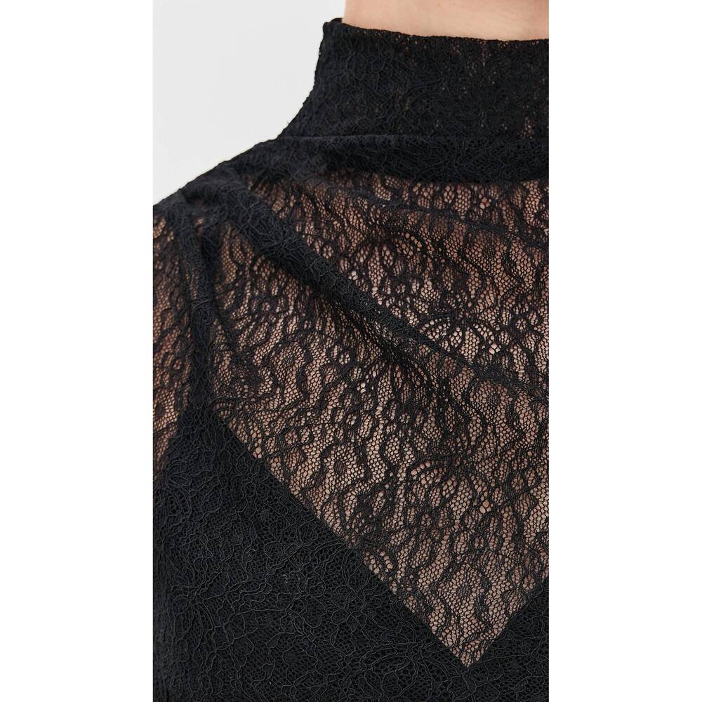 NEW VERONICA BEARD mylie lace sleeveless top in black - Picture 6 of 7
